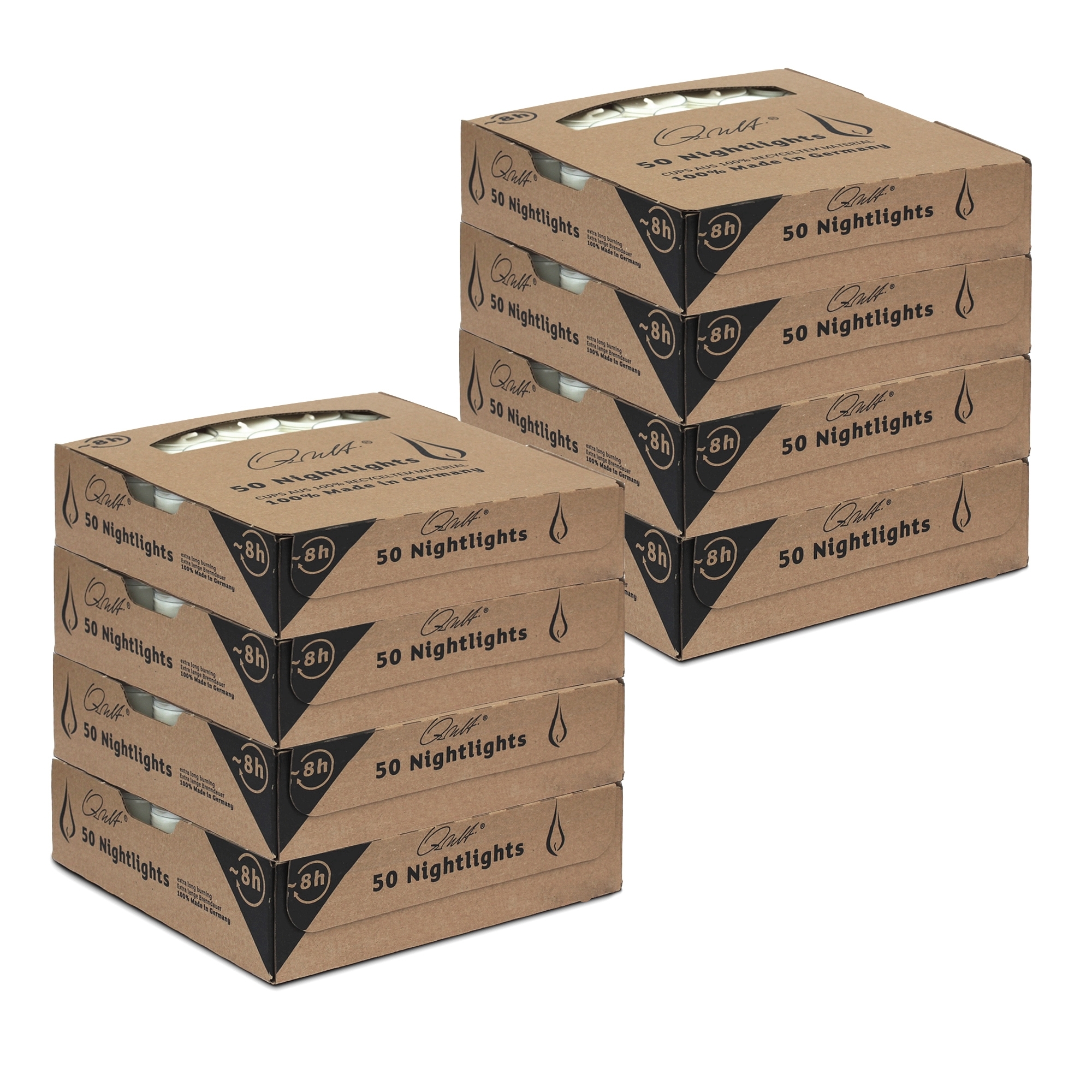 Qult Farluce Nightlights - 50 Teelichter - Ø 38 x 25 mm