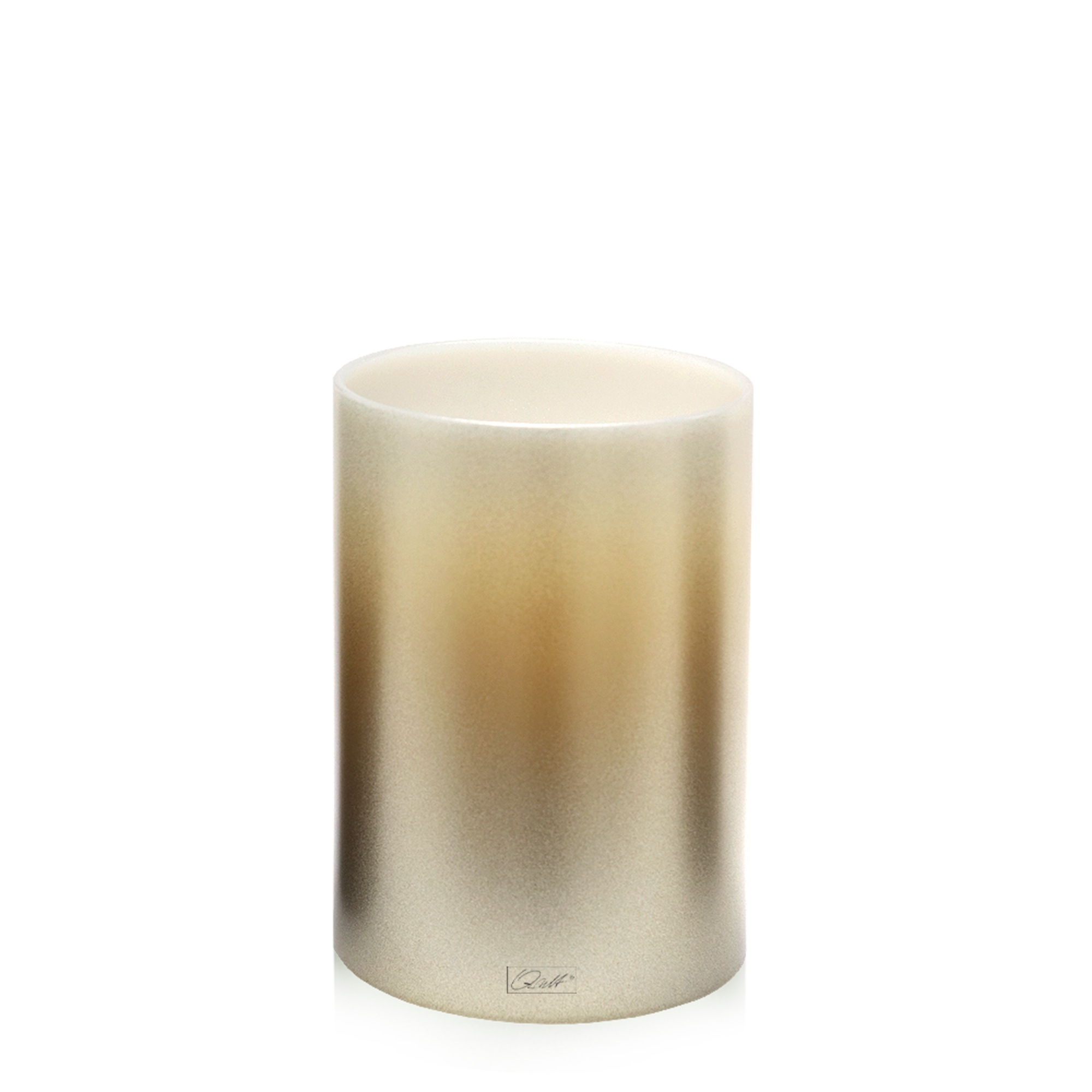 Qult Farluce Inside - Teelichthalter in Kerzenform - Creme Gold