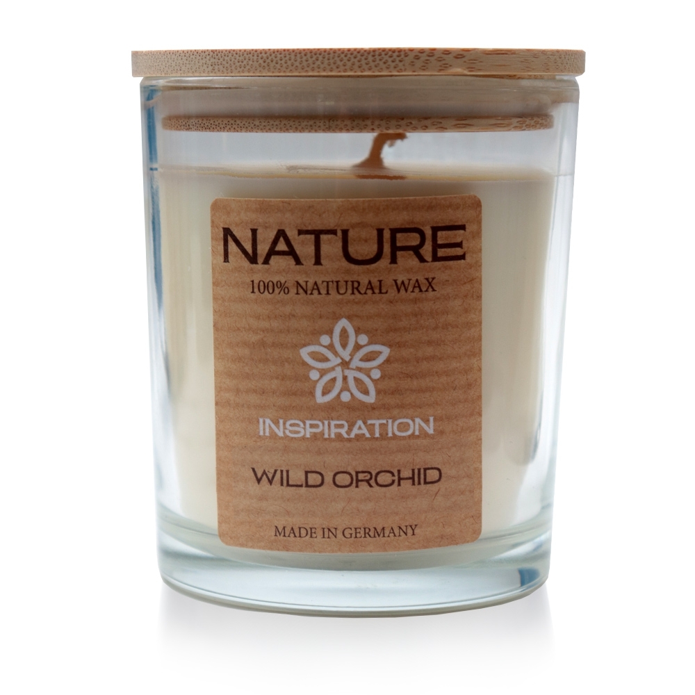 Qult Senses of Nature - INSPIRATION - Duftkerze im Glas inkl. Holzdeckel - Wild Orchid Qult Senses of Nature - INSPIRATION - Duftkerze im Glas inkl. Holzdeckel - Wild Orchid