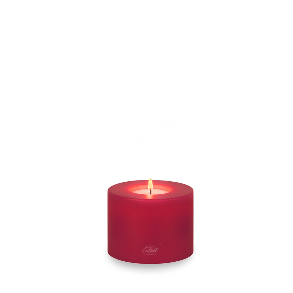 Qult Farluce Trend - Teelichthalter in Kerzenform - Magenta Red
