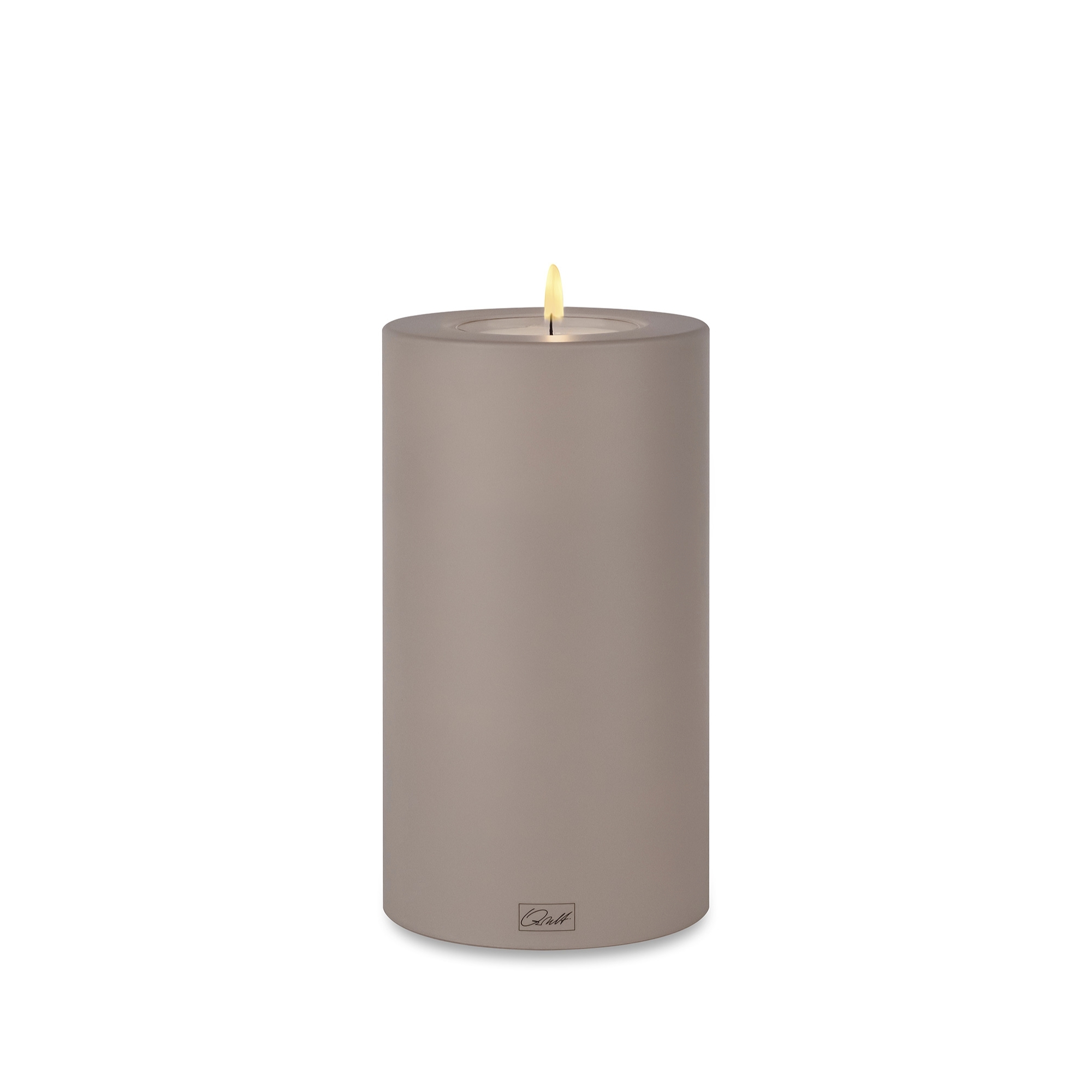 Qult Farluce Trend - Teelichthalter in Kerzenform - Taupe Qult Farluce Trend - Teelichthalter in Kerzenform - Taupe