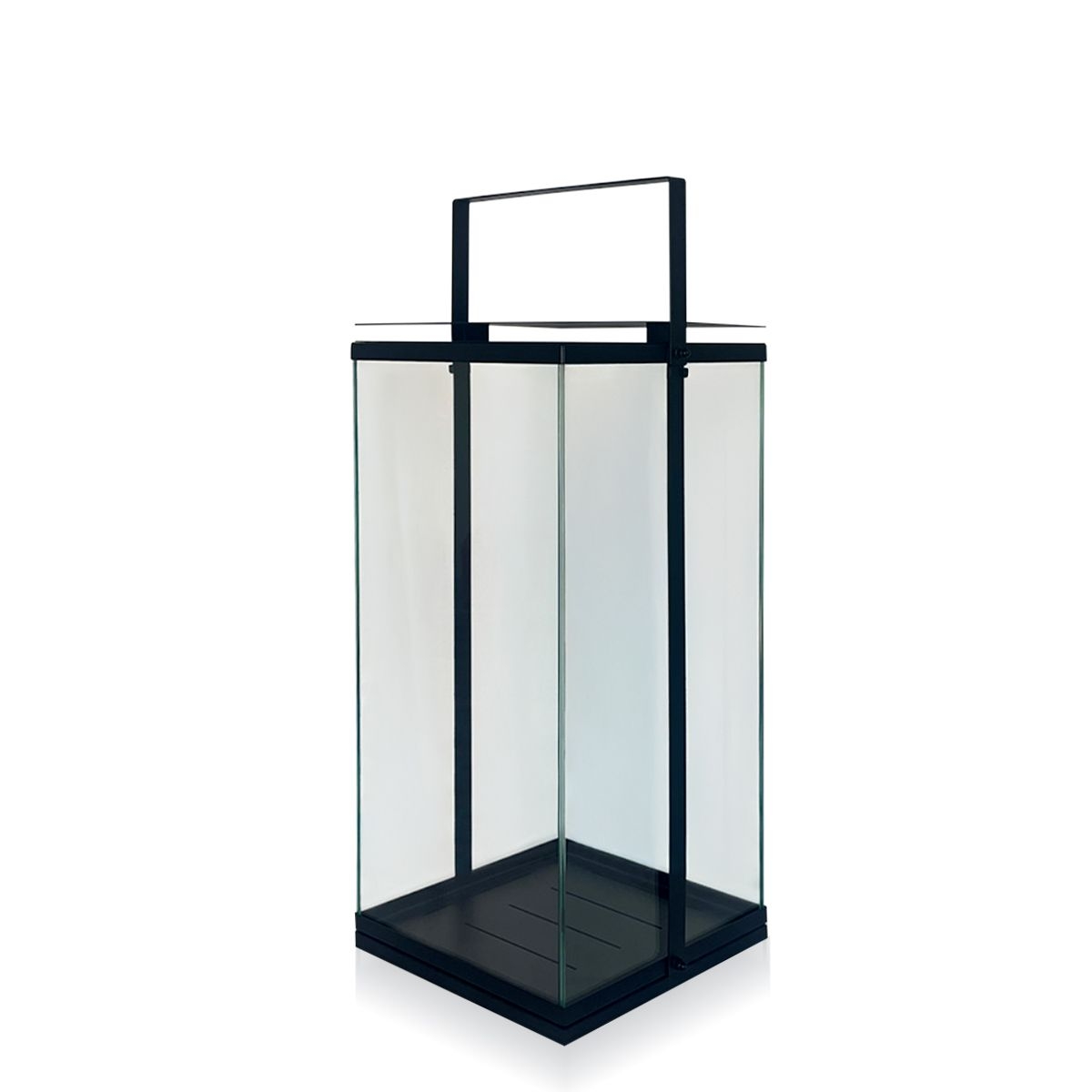 Qult - Laterne HACADO - H 54 cm | Schwarz