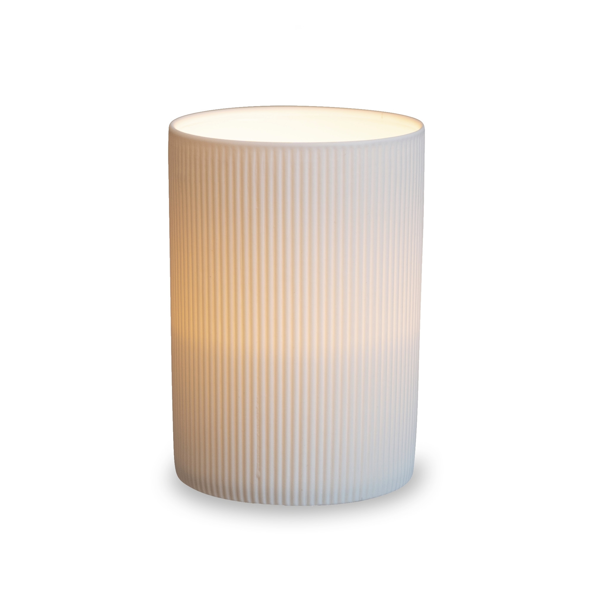 Qult Farluce Porcelain Light - Ø 7 cm x H 10 cm, Straight Qult Farluce Porcelain Light - Ø 7 cm x H 10 cm, Straight