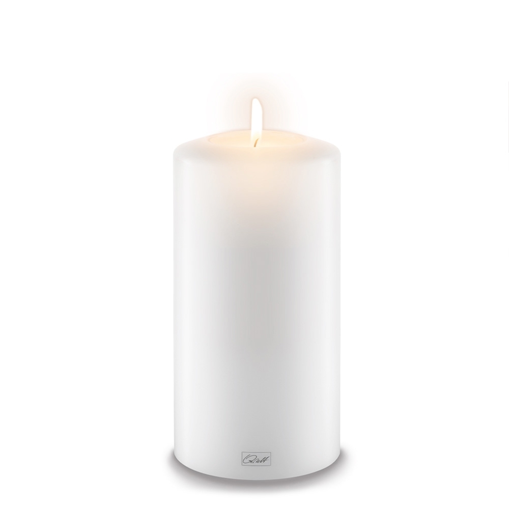 Qult Farluce Classic - Teelichthalter in Kerzenform - Ø 10 cm / H 21 cm