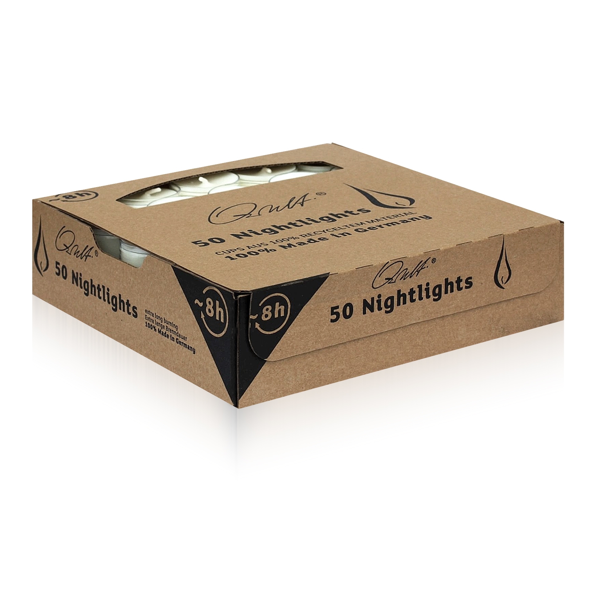 Qult Farluce Nightlights - 50 Teelichter  - Ø 38 x 25 mm Qult Farluce Nightlights - 50 Teelichter  - Ø 38 x 25 mm