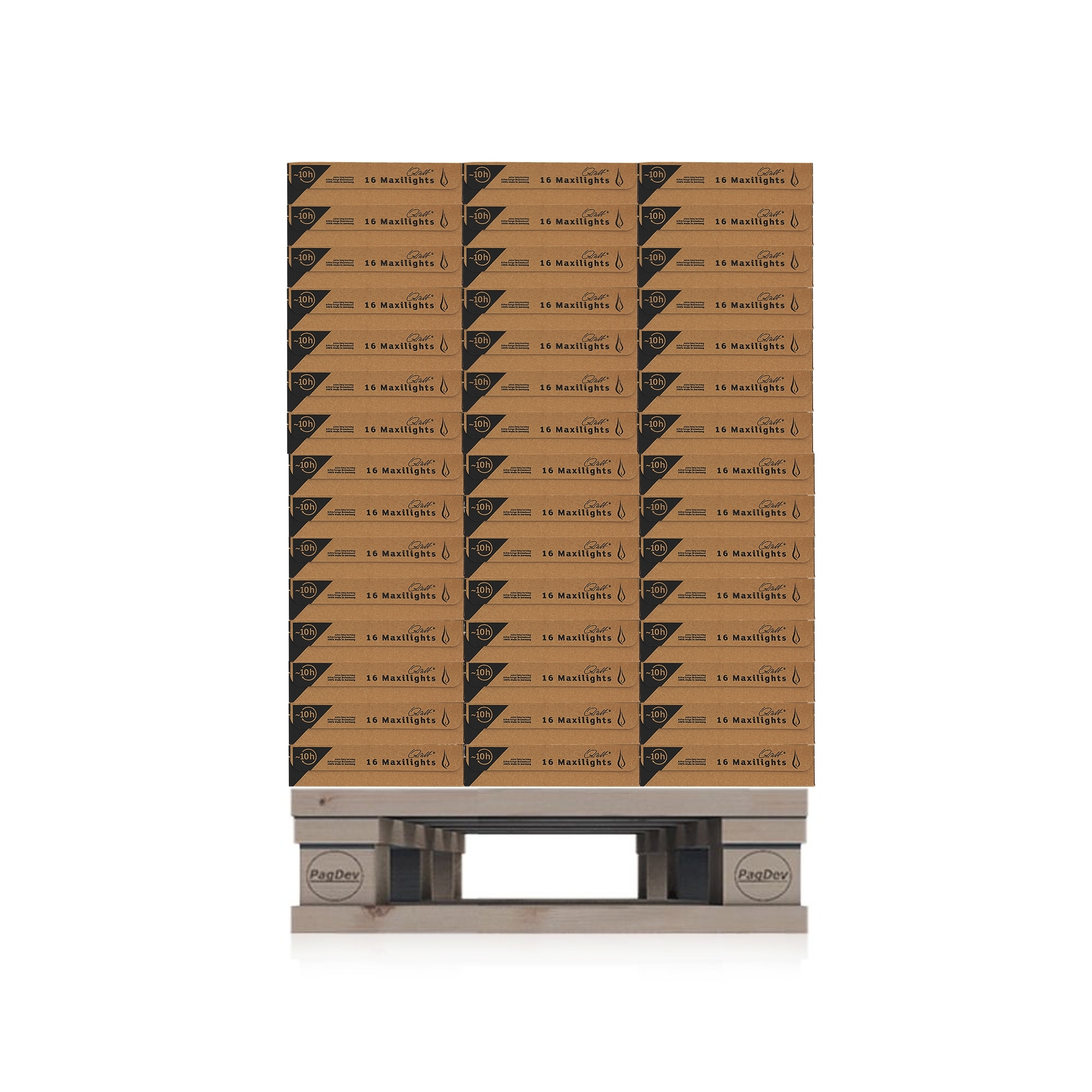 Qult Farluce Maxilights - 1/2 Palette mit 240 Verp. a 16 Teelichter Ø 56 x 27 mm Qult Farluce Maxilights - 1/2 Palette mit 240 Verp. a 16 Teelichter Ø 56 x 27 mm