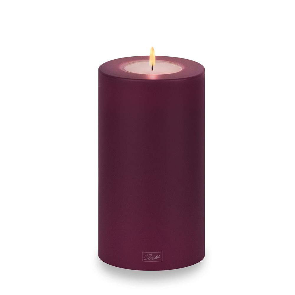Qult Farluce Trend - Teelichthalter in Kerzenform - Black Berry