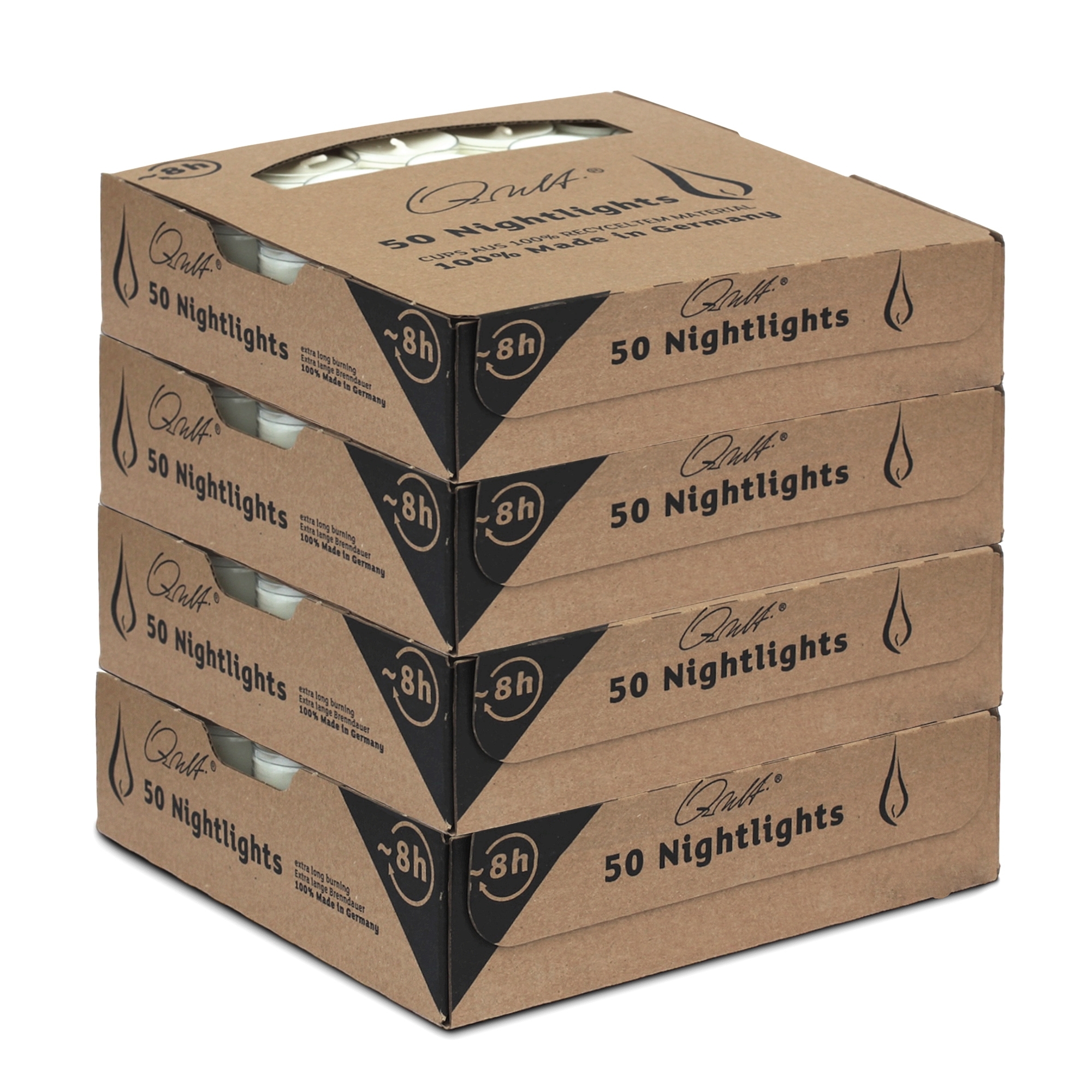 Qult Farluce Nightlights - 50 Teelichter - Ø 38 x 25 mm
