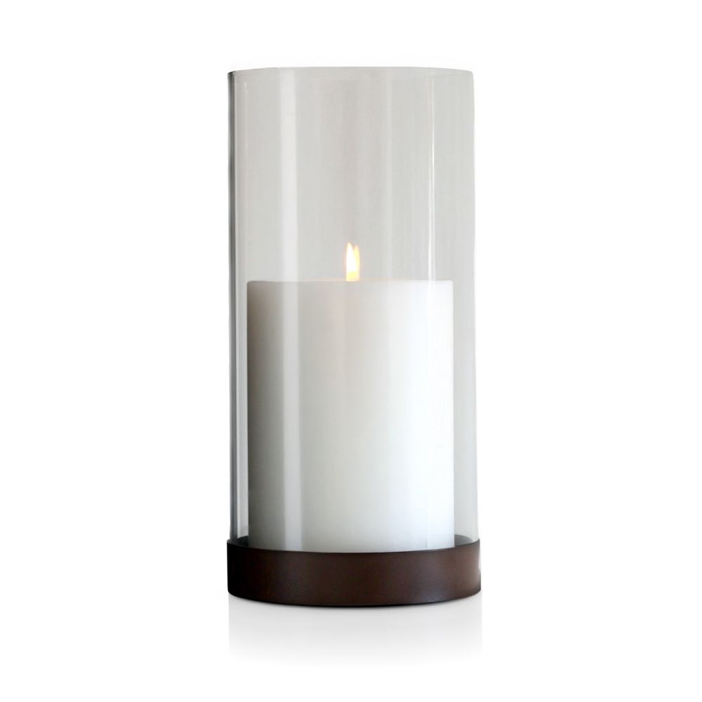 Qult Farluce Quinta Windlicht 12/25 aus Glas und Metall