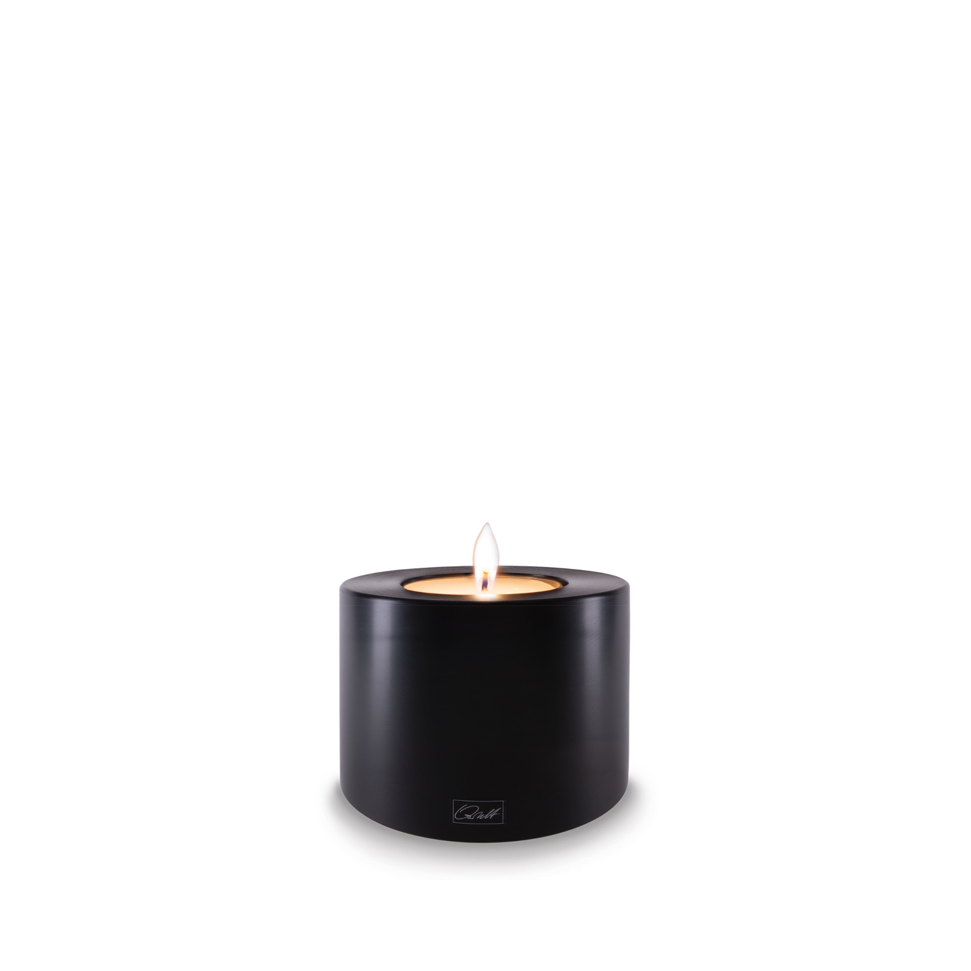 Qult Farluce Trend - Teelichthalter in Kerzenform - Schwarz