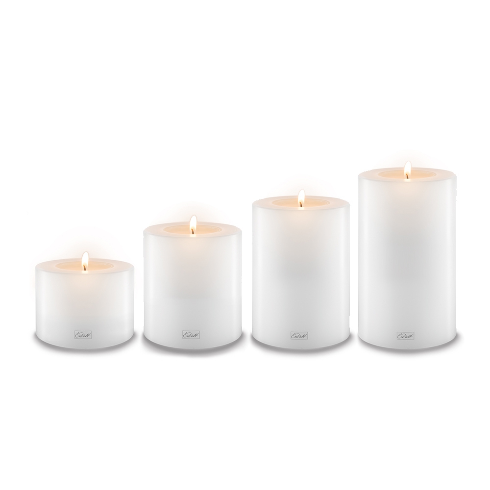 Qult Farluce Trend - Teelichthalter in Kerzenform weiß Ø 10 cm