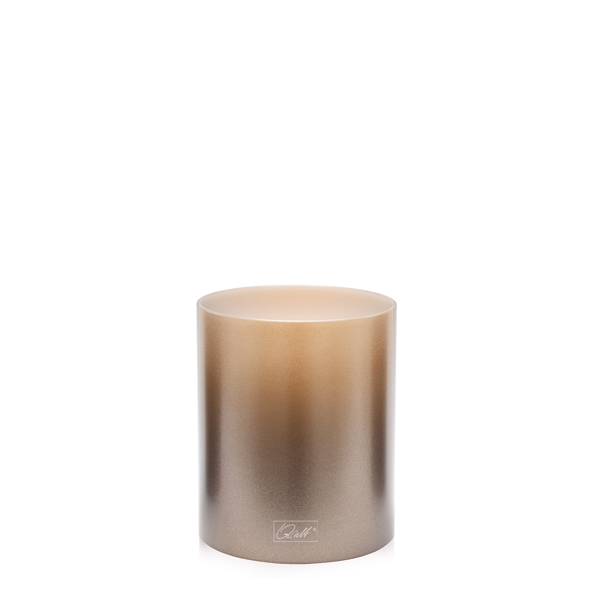 Qult Farluce Inside Metallic - Teelichthalter in Kerzenform - Bronze