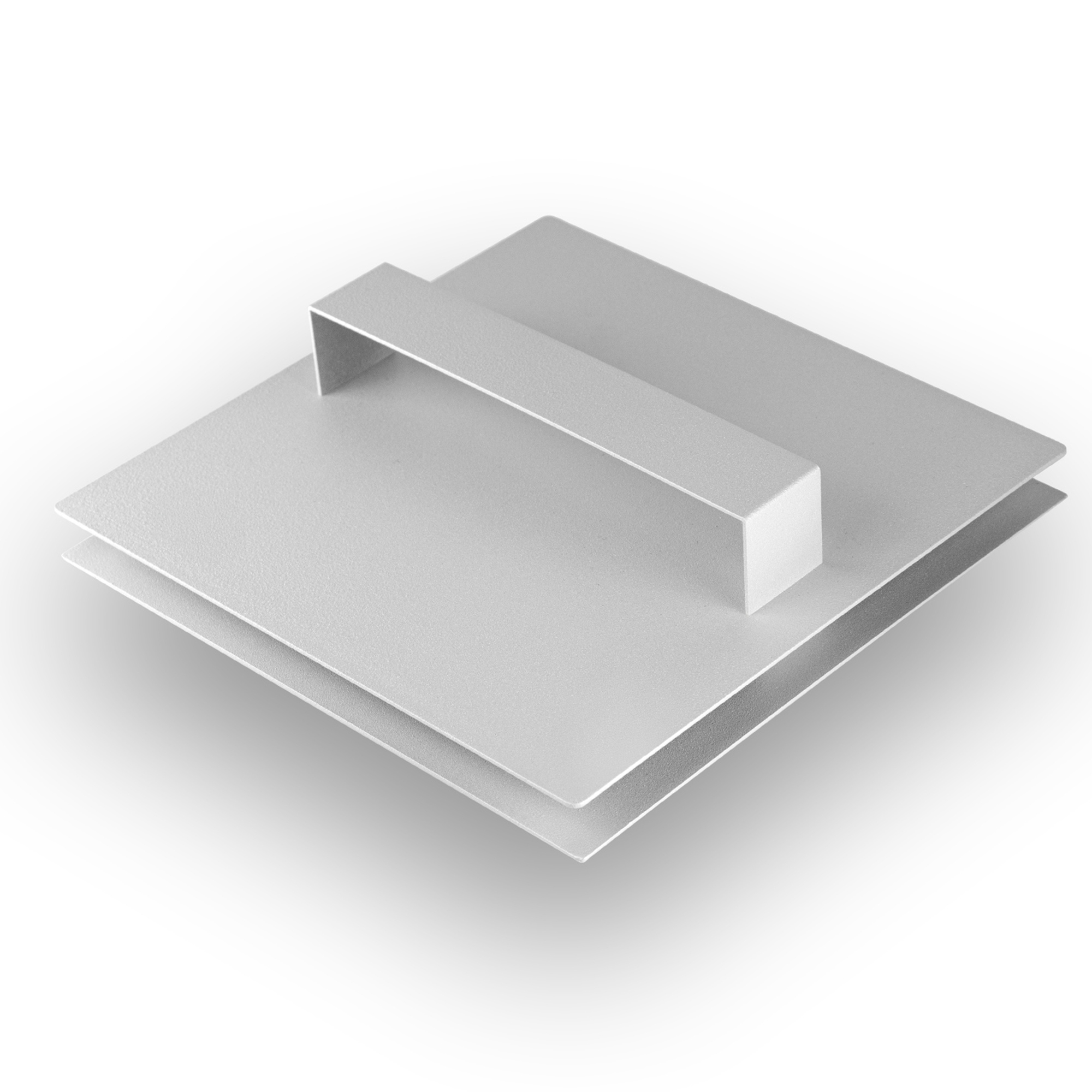 Qult Farluce Abdeckung für Quinta Laterne - 30 x 30 x 39 cm - Silbergrau