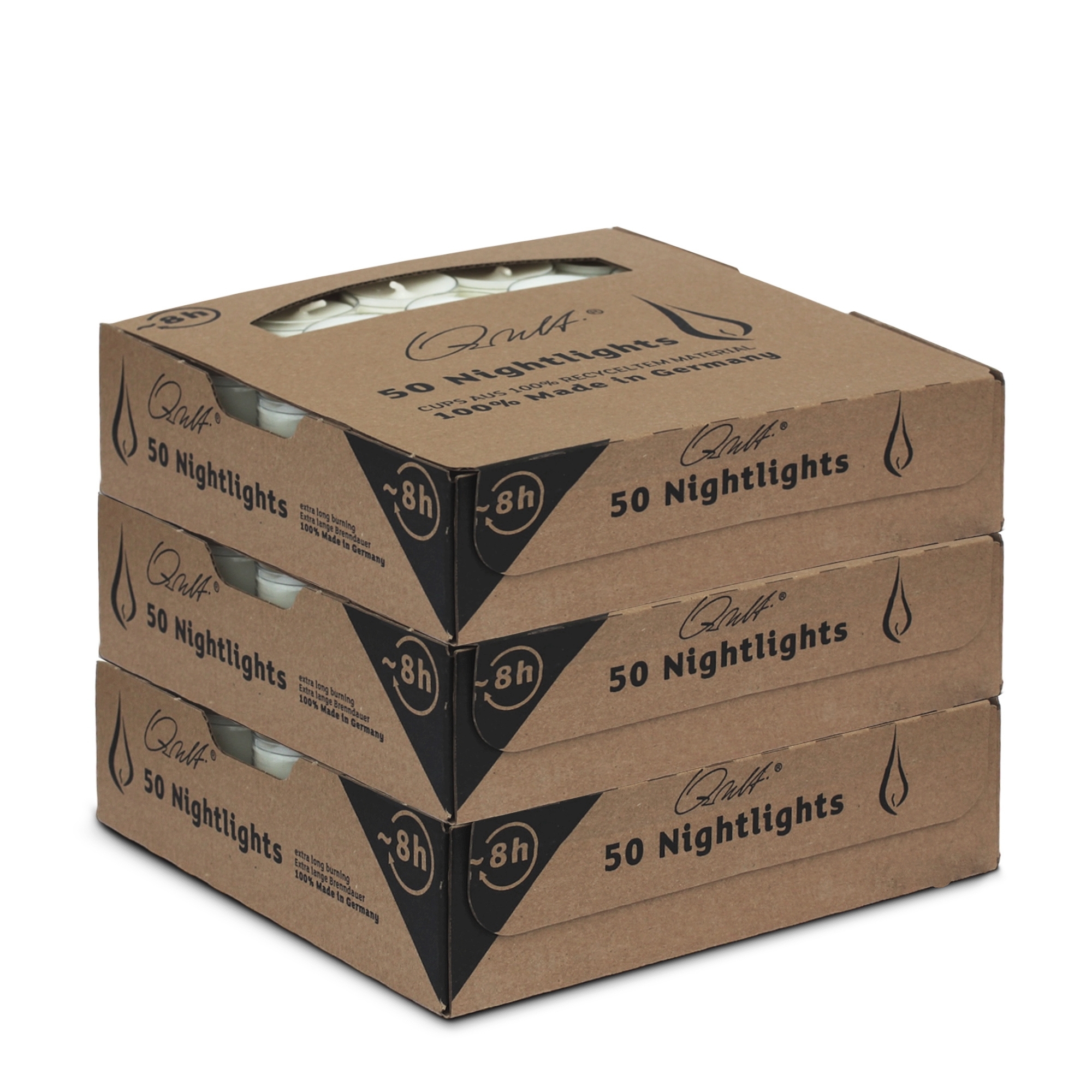 Qult Farluce Nightlights - 50 Teelichter - Ø 38 x 25 mm