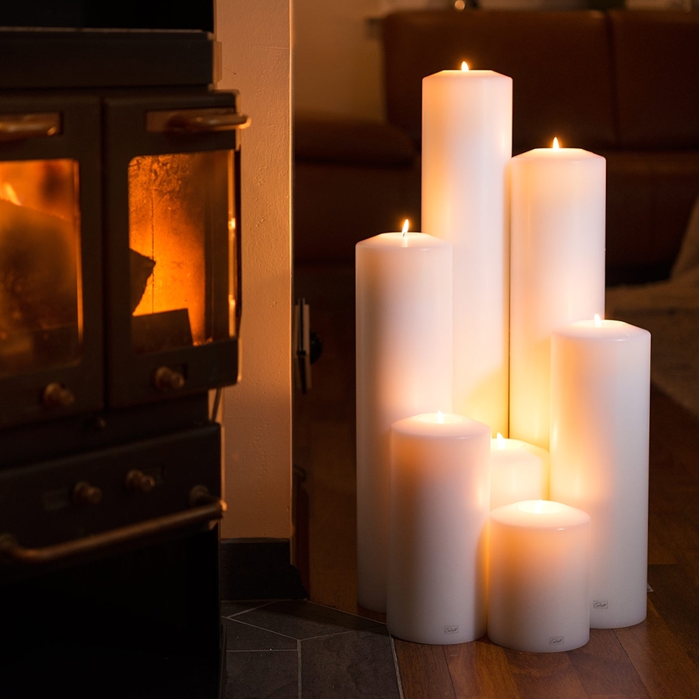 Qult Farluce Classic - Teelichthalter in Kerzenform Ø 12 cm; H 20 cm