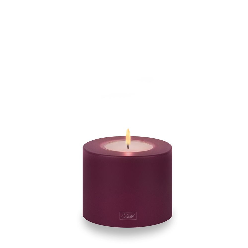 Qult Farluce Trend - Teelichthalter in Kerzenform - Black Berry
